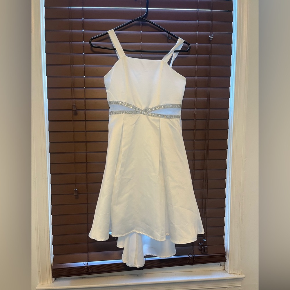 Speechless white formal dress
